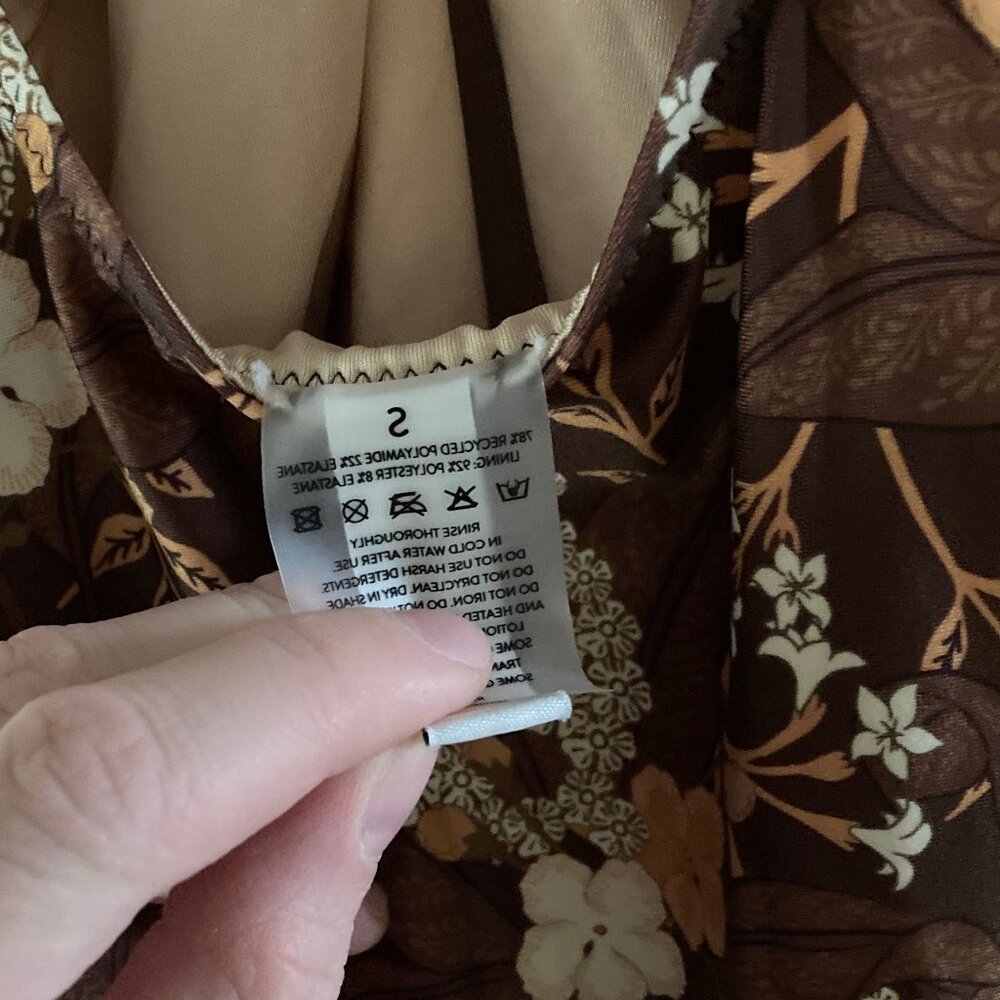 NWOT Spell Bianca Ruched One Piece Swimsuit Size Small - Picture 6 of 8